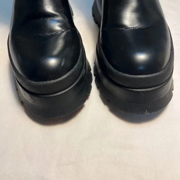 Zara Leather Pull On Boots - Picture 3 of 9